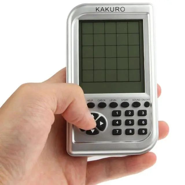 Alt view image 2 of 6 - 5 x 5 Electronic Kakuro Game Big Screen Squared Machine