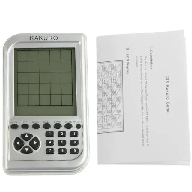 Alt view image 5 of 6 - 5 x 5 Electronic Kakuro Game Big Screen Squared Machine