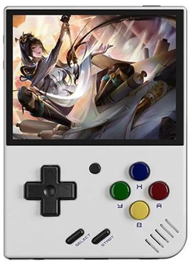 Main image of Miyoo Mini Plus 3.5 Inch IPS Screen Retro Handheld Game Console 64GB 15K Games (White)