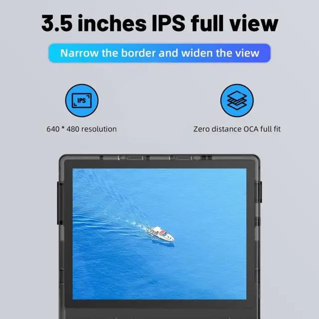 Alt view image 5 of 7 - ANBERNIC RG353VS 3.5 Inch Wireless Game Box Linux Single OS Handheld Game Console 128G 25000 Games 128G 25000 Games (Gray)