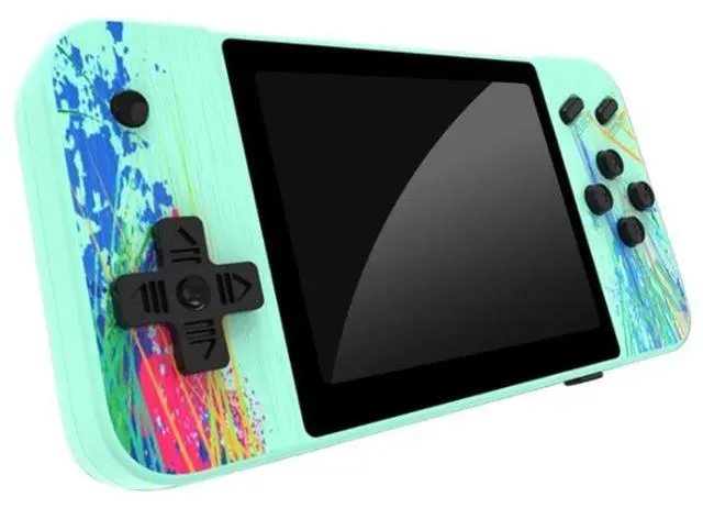 Main image of G3 Macaron 3.5 inch Screen Handheld Game Console Built-in 800 Games Single Player / Green (Green)