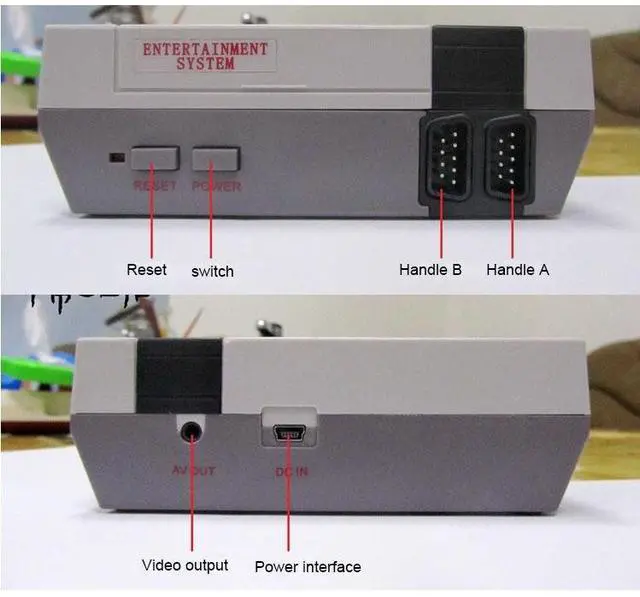 Alt view image 3 of 4 - Retro Classic TV Mini Game Console, Built-in 620 Games, EU Plug (Style 1)