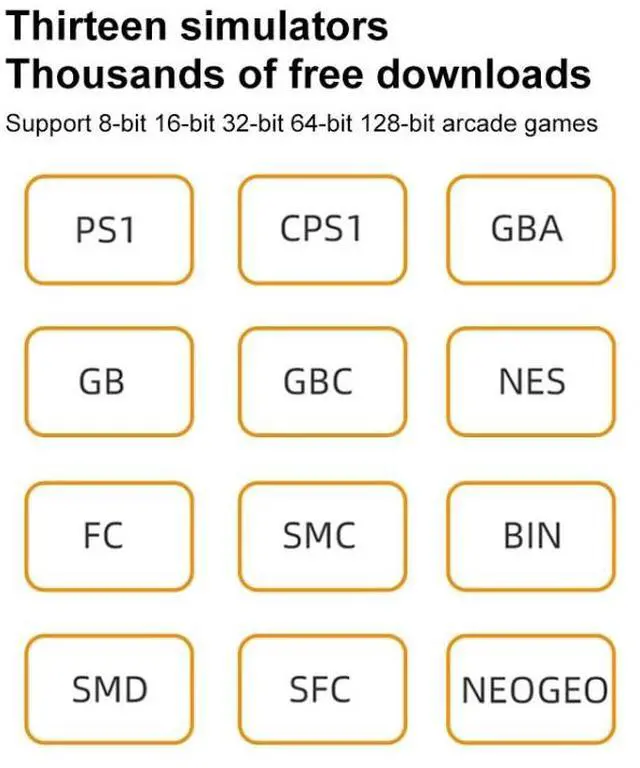 Alt view image 6 of 7 - X20 LIFE Classic Games Handheld Game Console with 5.1 inch Screen & 8GB Memory, Support HDMI Output X20 LIFE / Blue (Blue Green) Black