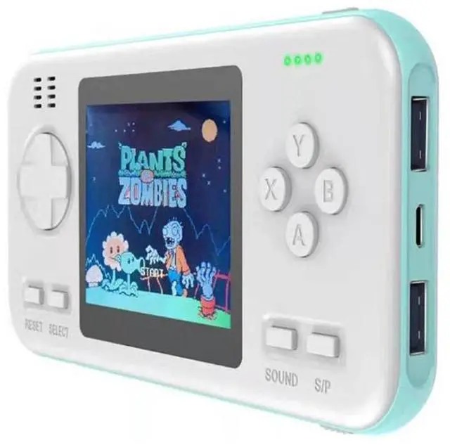 Main image of 416 Pocket Console Portable Color Screen 8000mAh Rechargeable Game Machine White Blue (White Blue) Black