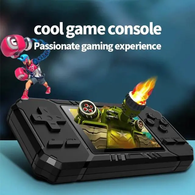 Alt view image 2 of 7 - S8 3.0 inch Screen Classic Handheld Game Console Built-in 520 Games S8 / Black (Black)