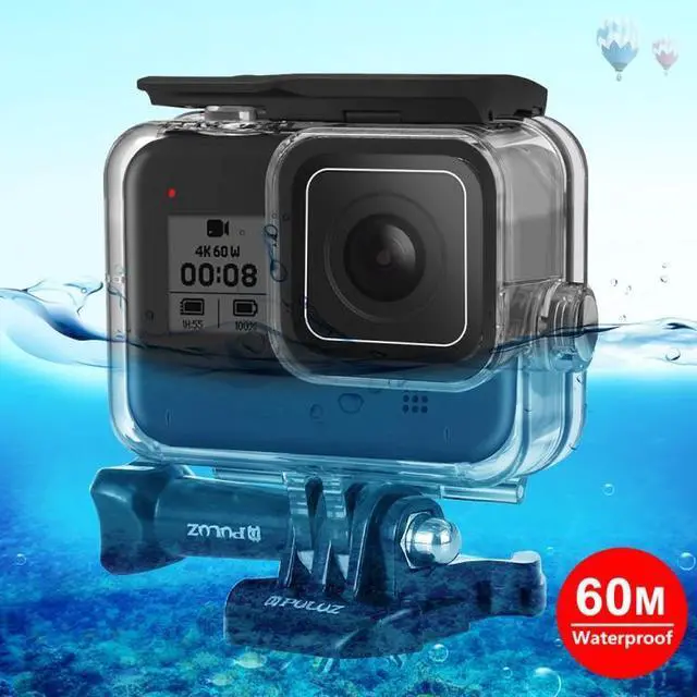 Main image of PULUZ 60m Underwater Depth Diving Case Waterproof Camera Housing for GoPro HERO8 Black