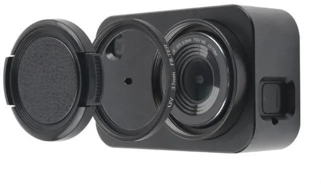 Main image of Housing Shell Aluminum Alloy Protective Cage with 37mm Filter Lens & Lens Cap & Screw for Mijia Small Camera (Black)