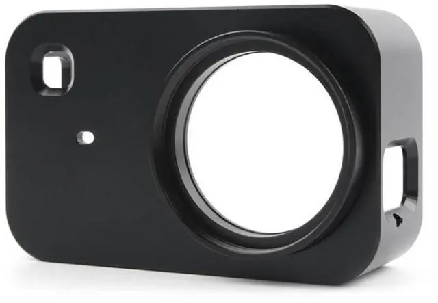 Alt view image 2 of 7 - Housing Shell Aluminum Alloy Protective Cage with 37mm Filter Lens & Lens Cap & Screw for Mijia Small Camera (Black)