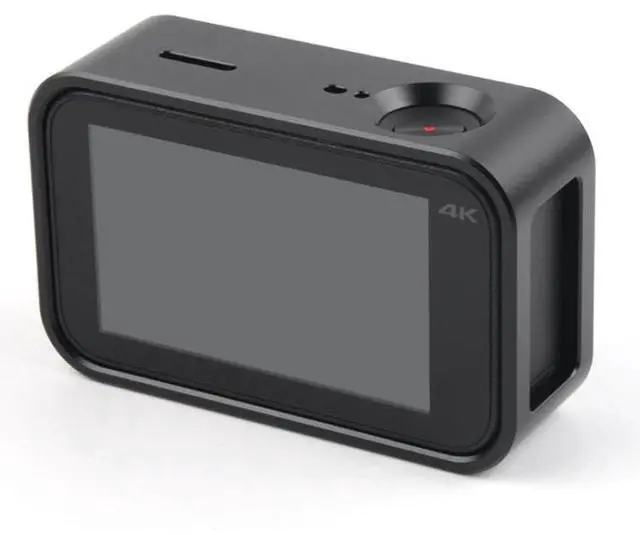 Alt view image 4 of 7 - Housing Shell Aluminum Alloy Protective Cage with 37mm Filter Lens & Lens Cap & Screw for Mijia Small Camera (Black)