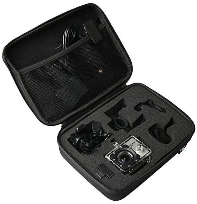 Alt view image 4 of 7 - Portable Shockproof Shatter-resistant Wear-resisting Camera Bag Carrying Travel Case for SJCAM SJ4000 / SJ5000 / SJ6000 / SJ7000 / SJ8000 / SJ9000 Sport Action Camera & Selfie Stick and Othe