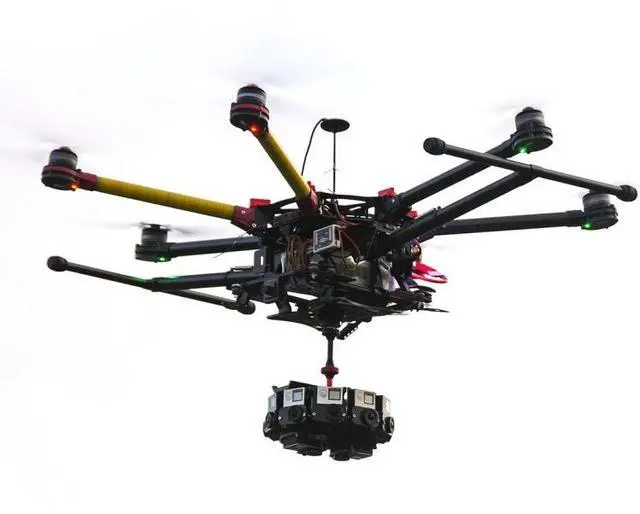 Alt view image 7 of 7 - PULUZ 8 in 1 All View Panorama Frame CNC Aluminum Alloy Protective Cage with Screw for GoPro HERO7 /6 /5(Black)