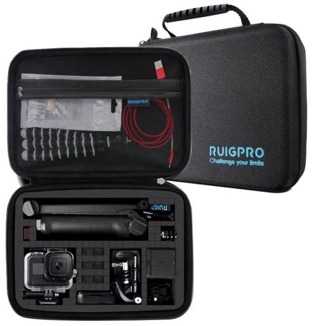 Main image of For GoPro HERO8 / 7 / 6 RUIGPRO Shockproof Waterproof Portable Case Box Size: 28 x 19.7 x 6.8cm 28 x 19.7 x 6.8cm