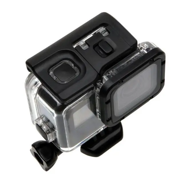 Alt view image 4 of 7 - For GoPro NEW HERO /HERO6 /5 30m Waterproof Housing Protective Case + Hollow Back Cover with Buckle Basic Mount & Screw, No Need to Disassemble Lens(GP413)