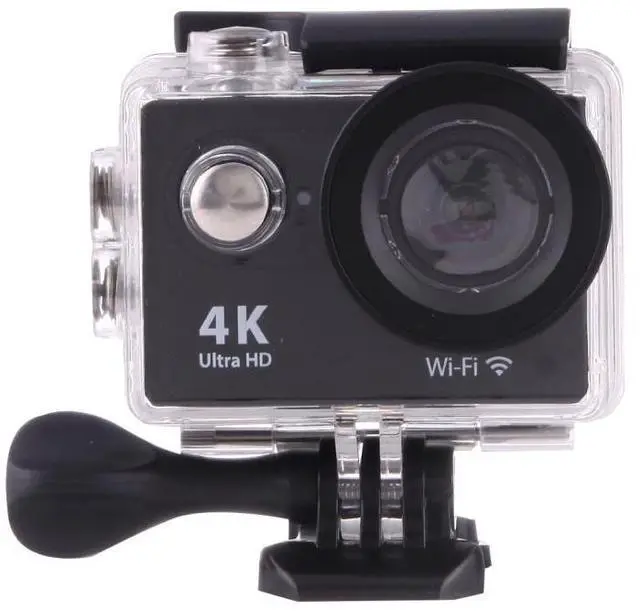 Alt view image 2 of 7 - H9 4K Ultra HD1080P 12MP 2 inch LCD Screen WiFi Sports Camera, 170 Degrees Wide Angle Lens, 30m Waterproof (Black)