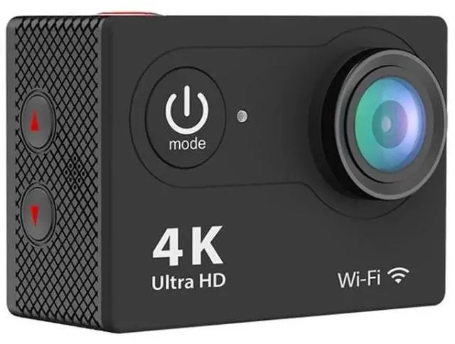 Alt view image 5 of 7 - H9 4K Ultra HD1080P 12MP 2 inch LCD Screen WiFi Sports Camera, 170 Degrees Wide Angle Lens, 30m Waterproof (Black)
