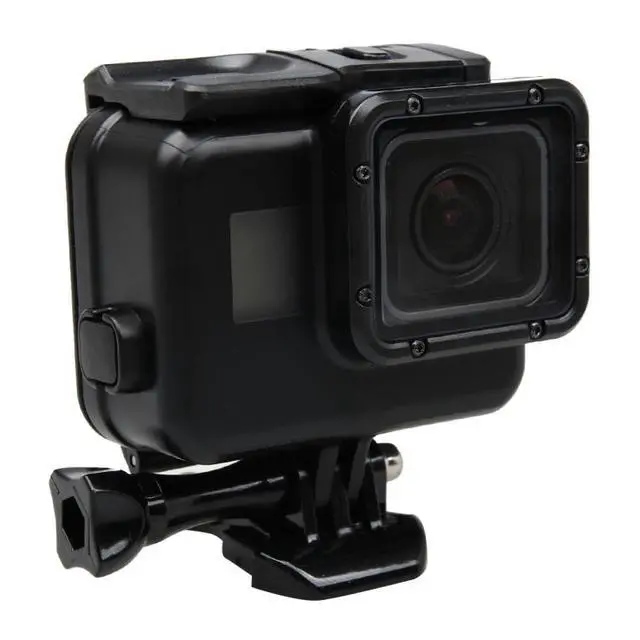 Alt view image 2 of 7 - 2 in 1 for GoPro HERO5 Touch Screen Back Cover + 45m Waterproof Housing Protective Case(No Need to Disassemble Lens When Installed) with Buckle Basic Mount & Lead Screw(Black)