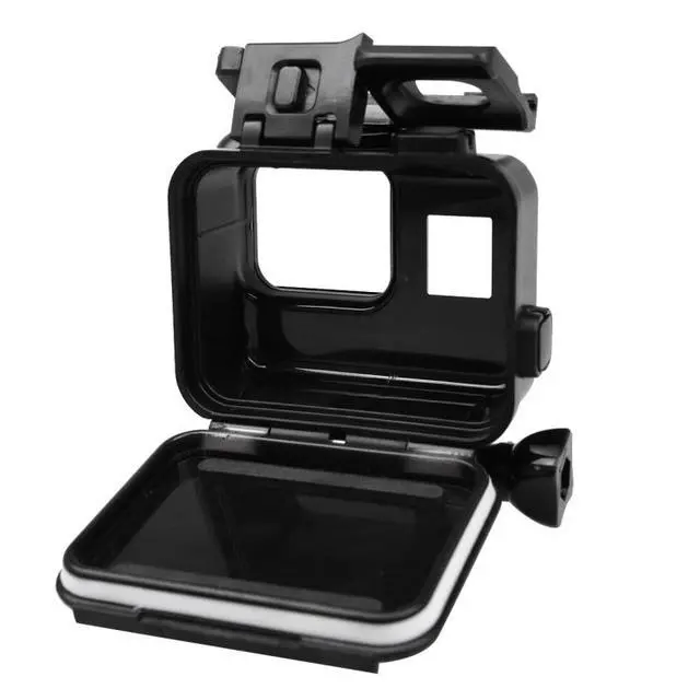 Alt view image 5 of 7 - 2 in 1 for GoPro HERO5 Touch Screen Back Cover + 45m Waterproof Housing Protective Case(No Need to Disassemble Lens When Installed) with Buckle Basic Mount & Lead Screw(Black)