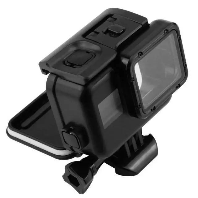 Alt view image 6 of 7 - 2 in 1 for GoPro HERO5 Touch Screen Back Cover + 45m Waterproof Housing Protective Case(No Need to Disassemble Lens When Installed) with Buckle Basic Mount & Lead Screw(Black)