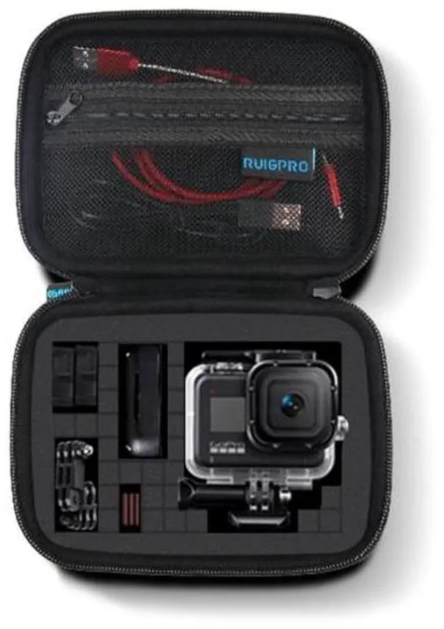 Main image of RUIGPRO Shockproof Waterproof Portable Case Box Size : 17.3cm x 12.3cm x 6.5cm 17.3cm x 12.3cm x 6.5cm (Black)