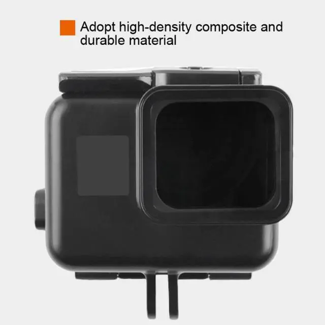 Alt view image 7 of 7 - 45m Waterproof Housing Protective Case + Touch Screen Back Cover for GoPro NEW HERO /HERO6 /5, with Buckle Basic Mount & Screw & Filters, No Need to Remove Lens (Transparent)