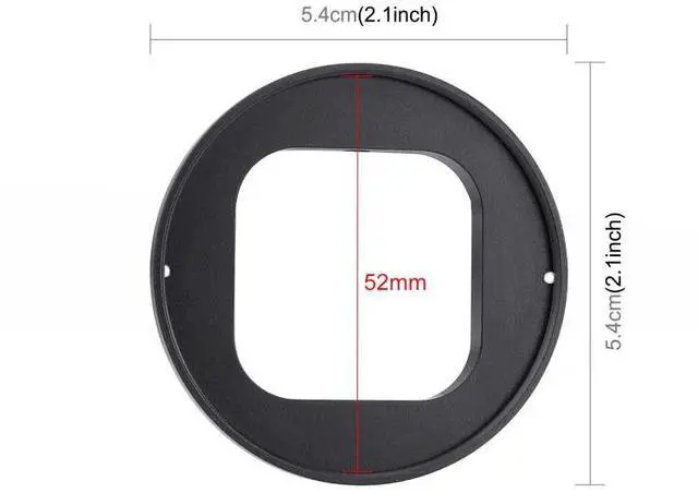 Alt view image 2 of 7 - PULUZ 52mm CPL + UV Lens Filter with Adapter Ring for GoPro HERO12 Black /11 Black /11 Black Mini /10 Black /9 Black