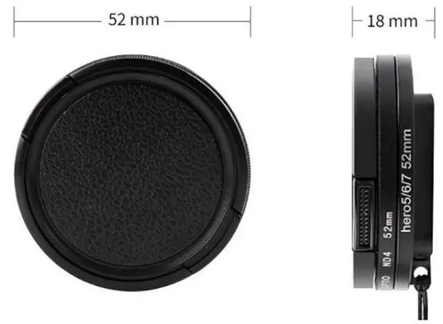 Alt view image 3 of 7 - RUIGPRO for GoPro HERO 7/6 /5 Professional 52mm CPL Lens Filter with Filter Adapter Ring & Lens Cap