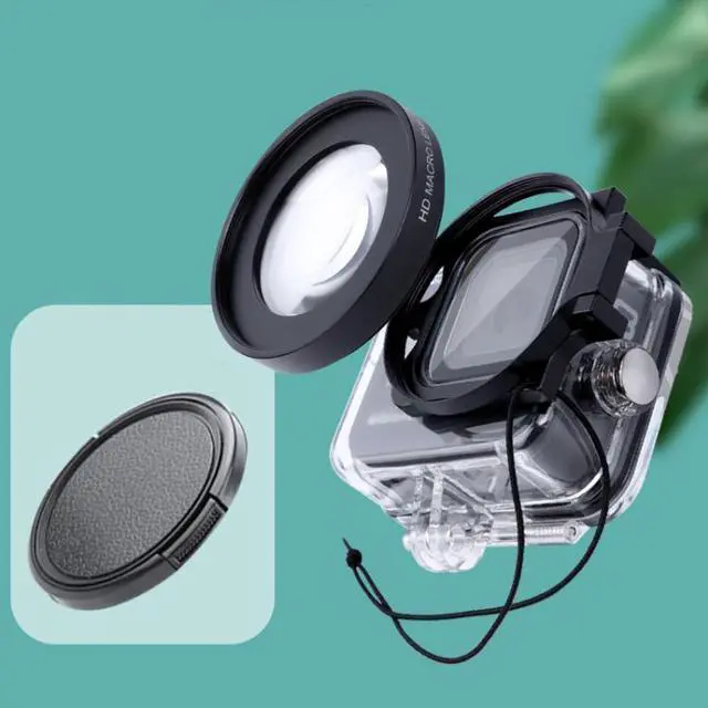 Main image of RUIGPRO for GoPro HERO8 Professional 58mm 16X Macro Lens Dive Housing Filter + Dive Housing Waterproof Case with Filter Adapter Ring & Lens Cap