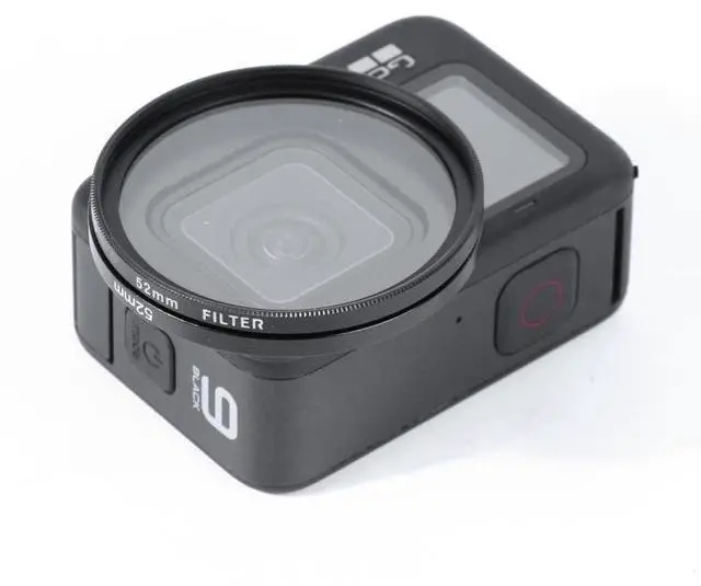 Alt view image 3 of 7 - RUIGPRO for GoPro HERO10 Black / HERO9 Black Professional 52mm CPL Lens Filter with Filter Adapter Ring & Lens Cap