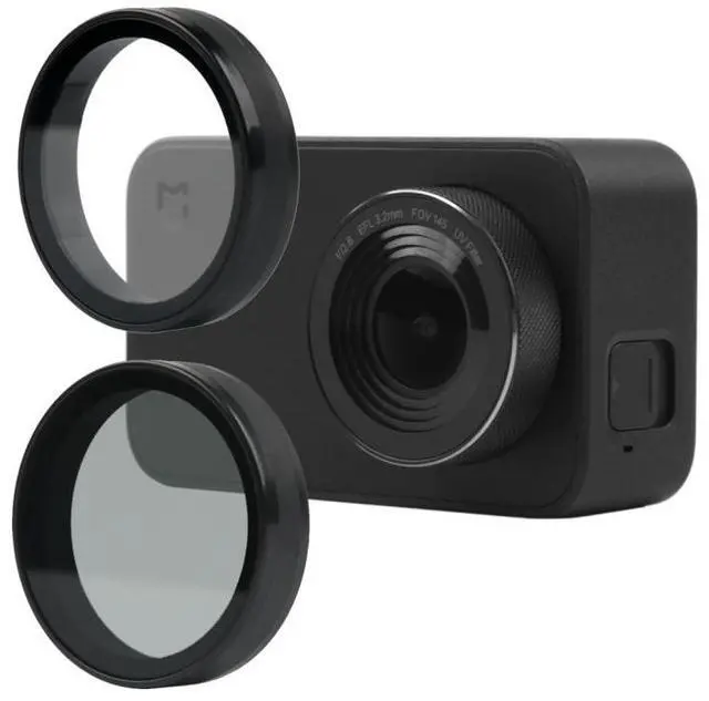 Main image of For Mijia Small Camera 38mm UV Protection + ND Dimmer Lens Filter(Black)