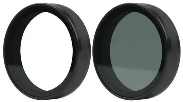 Alt view image 2 of 7 - For Mijia Small Camera 38mm UV Protection + ND Dimmer Lens Filter(Black)
