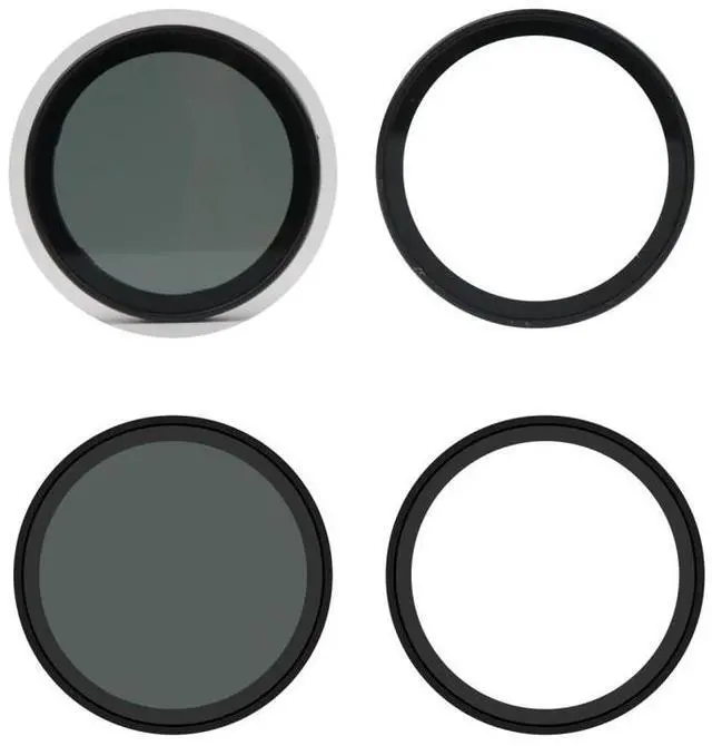 Alt view image 4 of 7 - For Mijia Small Camera 38mm UV Protection + ND Dimmer Lens Filter(Black)
