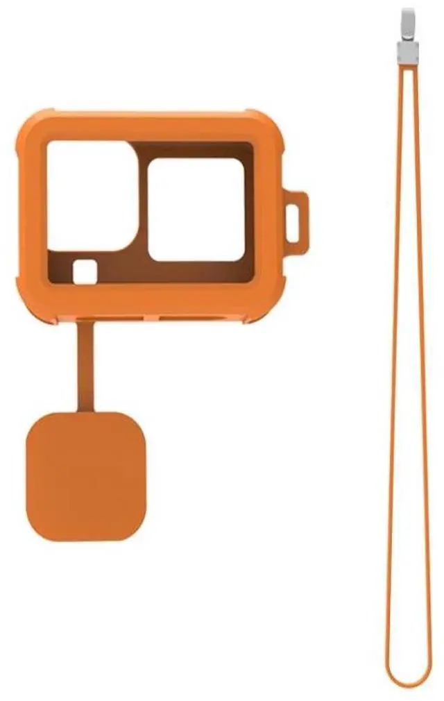 Main image of For GoPro HERO10 Black / HERO9 Black Liquid Silicone Case Liquid Silicone Case (Orange) (Orange)