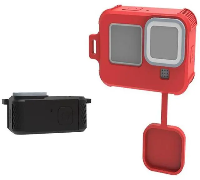 Alt view image 2 of 6 - For GoPro HERO10 Black / HERO9 Black Liquid Silicone Case Liquid Silicone Case (Sky Blue) (Sky Blue)