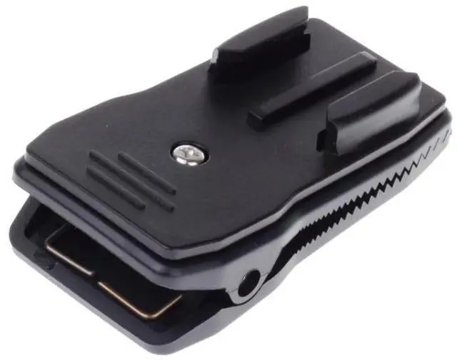 Alt view image 3 of 6 - 360 Degree Rotation J Shape Backpack Hat Clip Fast Clamp Mount for Yi Sport Camera(XM17)