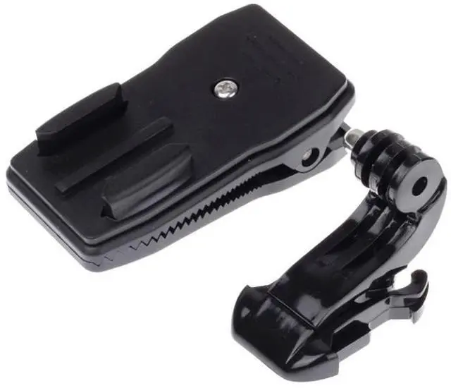 Alt view image 5 of 6 - 360 Degree Rotation J Shape Backpack Hat Clip Fast Clamp Mount for Yi Sport Camera(XM17)