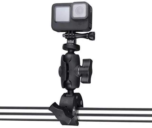 Alt view image 5 of 5 - 360 Rotation Adjustable Action Camera Clamp Plier Base Holder(Black)