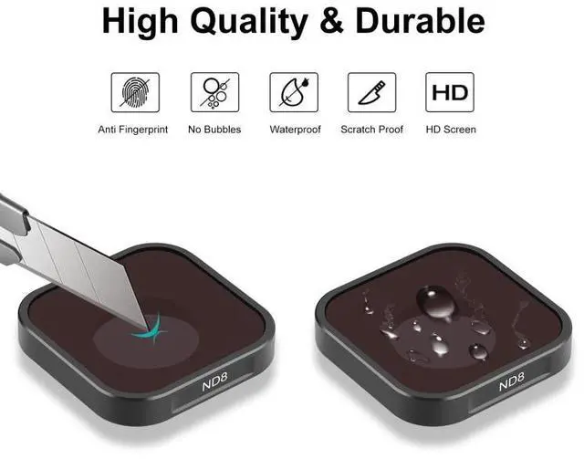 Alt view image 3 of 7 - PULUZ Action Camera ND8 Lens Filter For GoPro HERO13 Black /12 Black /11 Black /11 Black Mini /10 Black /9 Black