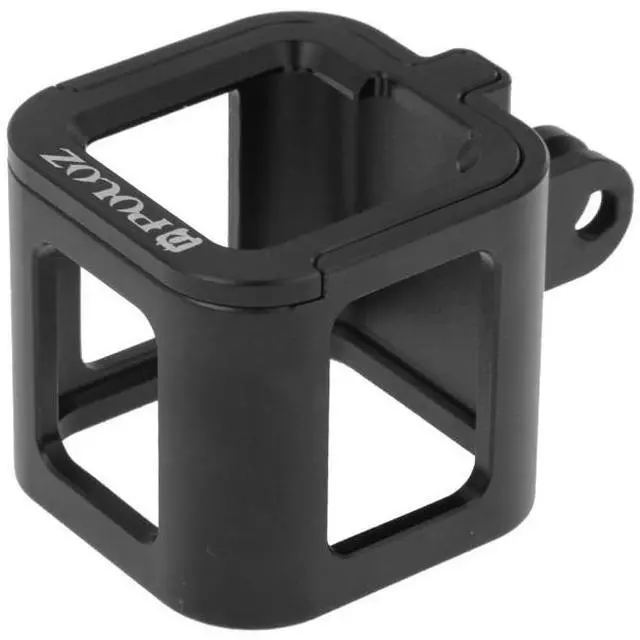 Alt view image 4 of 7 - PULUZ Housing Shell CNC Aluminum Alloy Protective Cage with Insurance Frame for GoPro HERO5 Session /HERO4 Session /HERO Session (Silver)