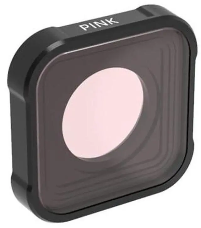 Alt view image 2 of 5 - JSR KB Series Diving Color Lens Filter for GoPro HERO13 Black /12 Black /11 Black /10 Black /9 Black (Pink)