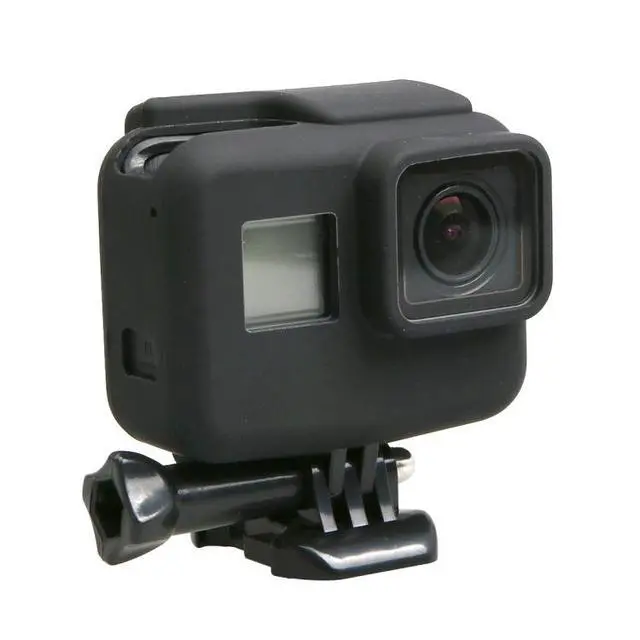 Alt view image 5 of 6 - Original for GoPro HERO5 Silicone Border Frame Mount Housing Protective Case Cover Shell (Pink)