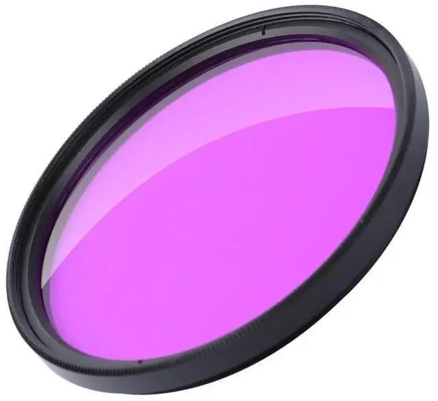 Alt view image 2 of 6 - RUIGPRO for GoPro HERO8 Professional 58mm Color Dive Housing Lens Filter + Dive Housing Waterproof Case with Filter Adapter Ring & Lens Cap (Red)