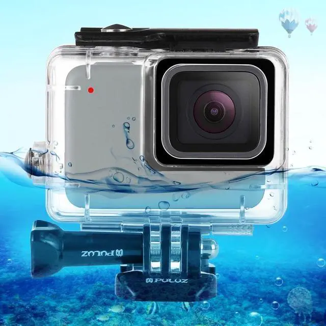 Main image of PULUZ 45m Underwater Waterproof Housing Diving Case for GoPro HERO7 Silver / HERO7 White, with Buckle Basic Mount & Screw (Transparent)