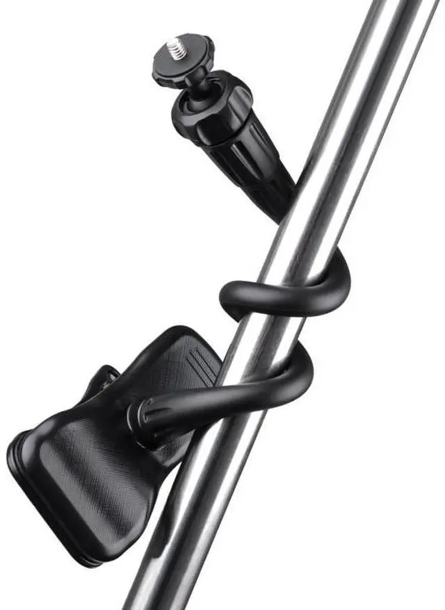 Alt view image 4 of 6 - Flexible Arm Desktop Rod Action Camera Phone Holder Stand(Black)