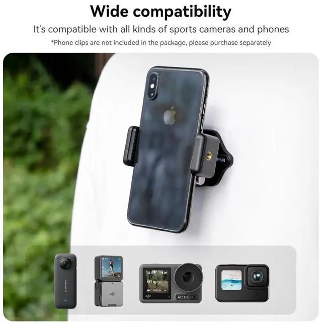 Alt view image 4 of 6 - TELESIN Magnetic Action Camera Quick Release Bracket Mount,Spec: Extended Suit TE-MMK-002 Extended