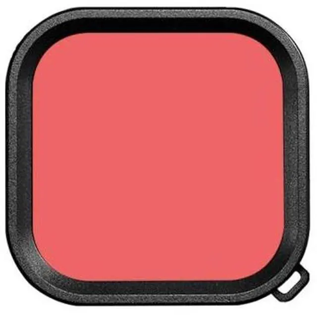 Alt view image 3 of 6 - PULUZ Square Housing Diving Color Lens Filter For GoPro HERO13 Black /12 Black /11 Black /10 Black /9 Black, Only for PU527 Diving Case (Red)