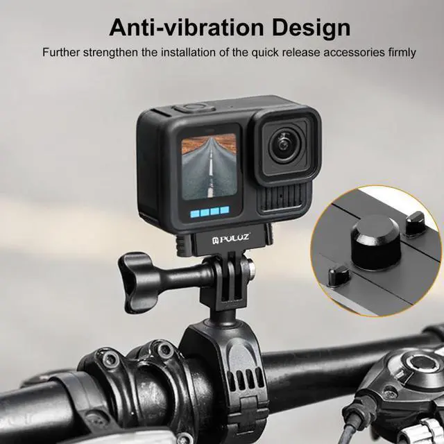 Alt view image 6 of 7 - For GoPro HERO13 Black PULUZ Magnetic Quick Release Base Mount (Black)