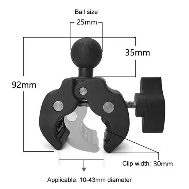 Alt view image 3 of 7 - For Insta 360 ONE X / X2 / X3 / X4 Car Top Suction Cup Selfie Stick Bracket Set 1