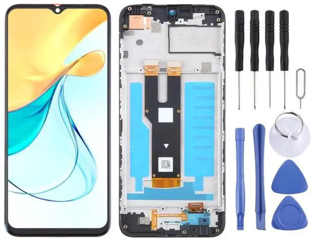 Main image of For ZTE Axon 50 Lite 8050 LCD Screen Digitizer Full Assembly with Frame (Black)