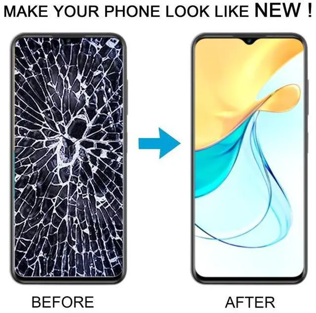 Alt view image 6 of 7 - For ZTE Axon 50 Lite 8050 LCD Screen Digitizer Full Assembly with Frame (Black)