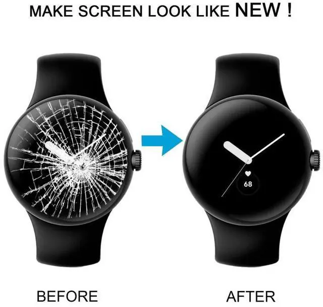 Alt view image 7 of 7 - AMOLED LCD Screen With Digitizer Full Assembly For Google Pixel Watch 2022 GQF4C/GBZ4S/GWT9R 41mm